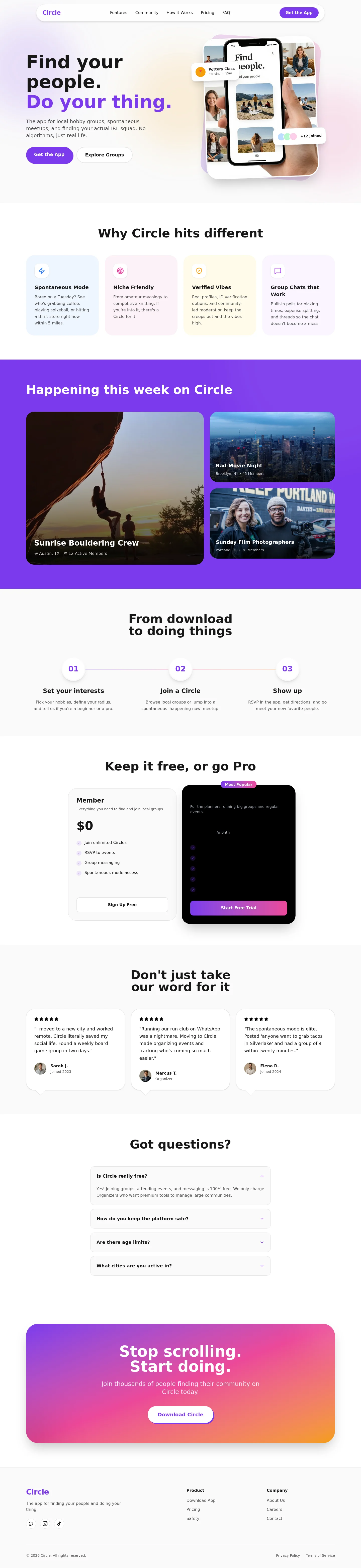 Circle - Community App